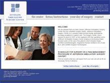 Tablet Screenshot of jeffersonambulatory.com